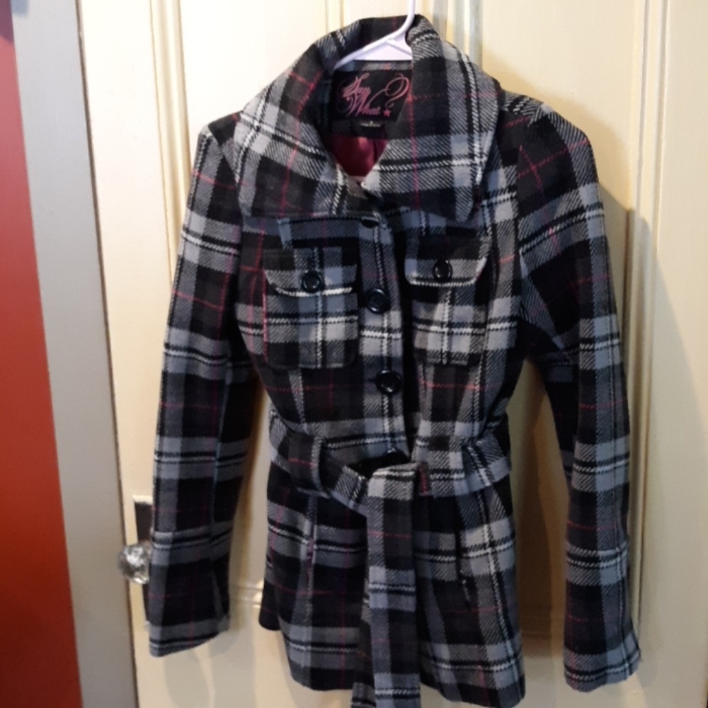 Women's size small plaid jacket